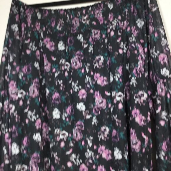 On off shoulder roses print long raunched sleeve blouse peasant milkmaid boho XL - Picture 5 of 8